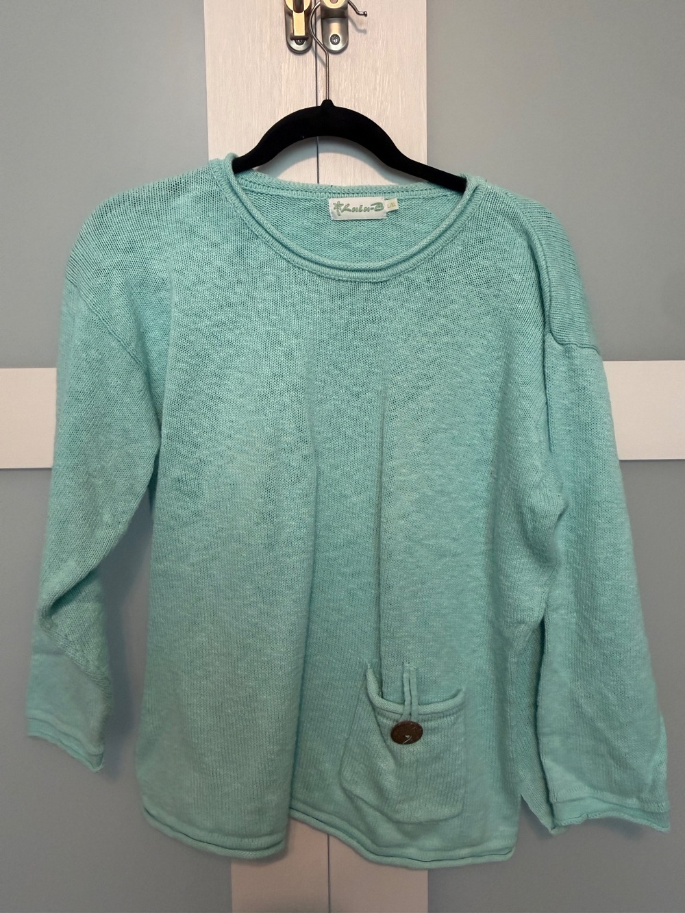 Lulu-B Knit Long Sleeve Crewneck Sweater with